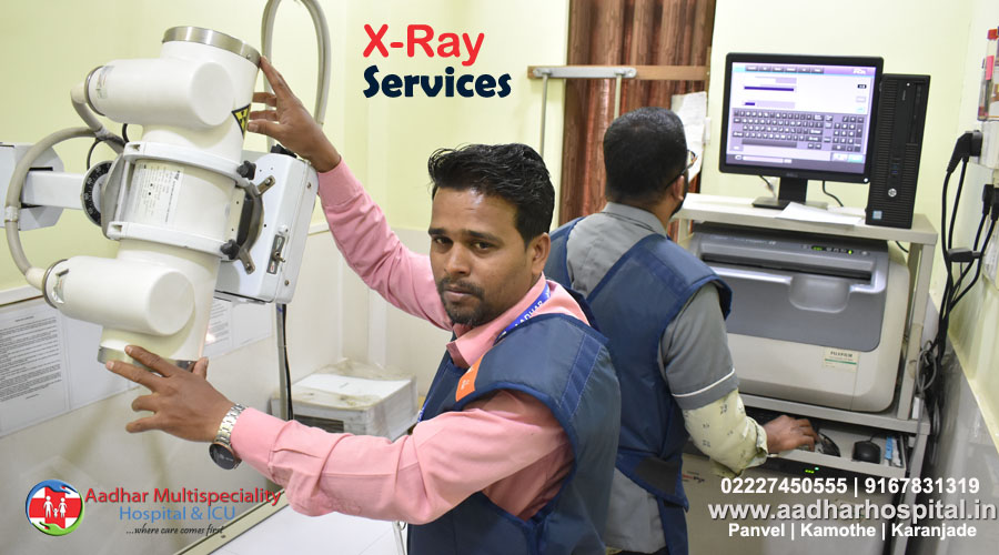 X-Ray Inhouse service at Aadhar Multispeciality Hospital & ICU, Panvel